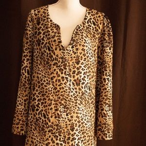 Leopard print tunic